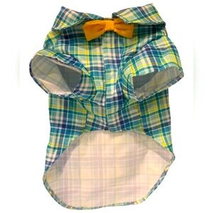 Pet Dog Male Collar Bow Tie Shirt Size Medium. See Size Chart On Listed …